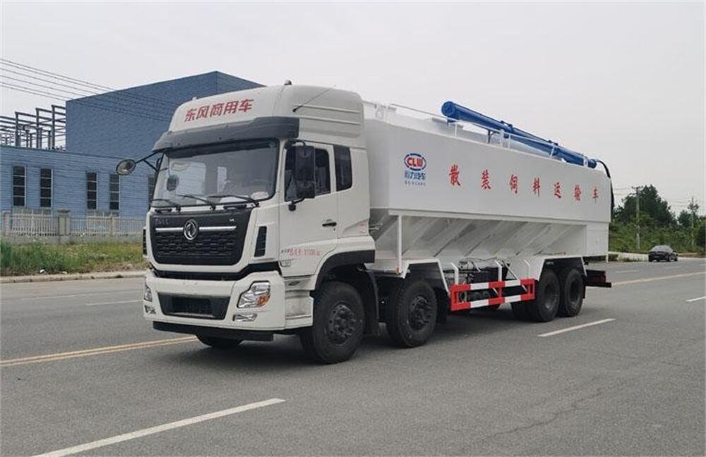 40方散裝飼料車(chē)-國(guó)六?東風(fēng)天龍40方散裝飼料車(chē)
