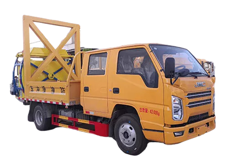 70K防撞緩沖車-程力江鈴雙排防撞緩沖車廠家價(jià)格（合資防撞包）